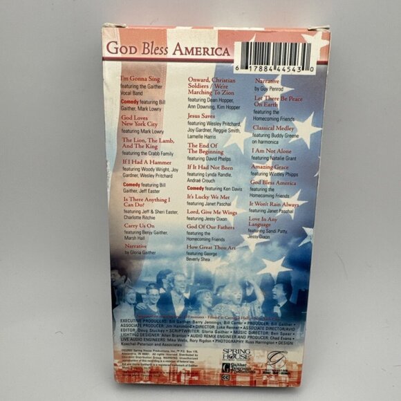 Gaither and Friends - God Bless America (VHS, 2002) - Picture 2 of 3